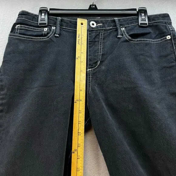 Sundance Jeans Women's Size 12 Dark Blue Straight Leg Vintage Preppy Normcore - Picture 10 of 12